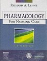 Pharmacology for Nursing CareText Only