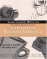 Student Solutions Manual for The Practice of Business Statistics