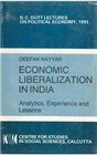 Economic liberalization in India Analytics experience and lessons