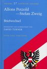 Alfons PetzoldStefan Zweig Briefwechsel