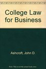 College Law for Business