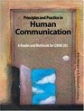 Principles and Practice in Human Communication A Reader and Workbook for Comm 265