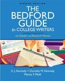 The Bedford Guide for College Writers with Reader and Research Manual