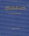Business Law Principles Cases and Policy