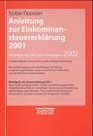 Anleitung zur Einkommensteuererklrung 2001 Hinweise auf Rechtsnderungen 2002