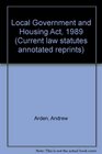 Local Government and Housing Act 1989
