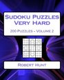 Sudoku Puzzles Very Hard Volume 2 Very Hard Sudoku Puzzles For Advanced Players