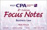 Wiley CPA Examination Review Focus Notes Business Law 2nd Edition