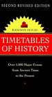 Random House Timetables of History  Second Revised Edition