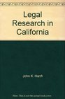 Legal Research in California