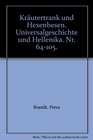 Krutertrank und Hexenbesen Universalgeschichte und Hellenika Nr 64105