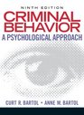 Criminal Behavior A Psychological Approach