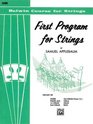 First Program for Strings Level 1