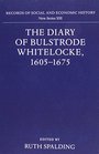 The Diary of Bulstrode Whitelocke 16051675