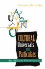 Cultural Universals and Particulars An African Perspective