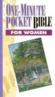 OneMinute Pocket Bible for Women The New King James Version