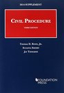 Civil Procedure 3d 2014 Supplement