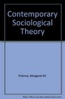 Contemporary Sociological Theory