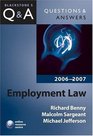 Employment Law 20062007