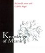Knowledge of Meaning An Introduction to Semantic Theory