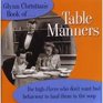 Glynn Christian's Book of Table Manners