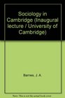 Sociology in Cambridge