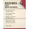 RESUMES FOR SUCCESS