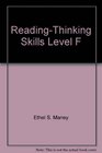ReadingThinking Skills Level F
