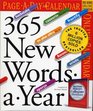 365 New WordsAYear PageADay Calendar 2007