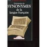 Dictionnaire Des Synonymes Del LA Langue Francaise