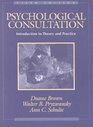 Psychological Consultation Introduction to Theory and Practice