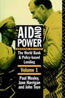 Aid and Power The World Bank and PolicyBased Lending  Analysis and Policy Proposals