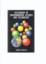 Dictionary of Environmental Science  Technology