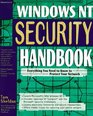Windows NT Security Handbook
