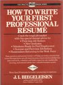 How to Write Resume