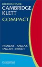 Dictionnaire Cambridge Klett Compact FranaisAnglais/EnglishFrench