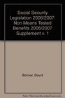 Social Security Legislation 2006 / 2007 Supplement