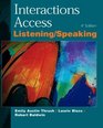 Interactions Access A Listening/Speaking Book