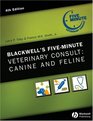 Blackwell 's FiveMinute Veterinary Consult Canine and Feline