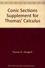 Conic Sections Supplement for Thomas' Calculus