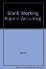 Blank Working PapersAccontng