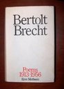 Bertolt Brecht Poems 19131956
