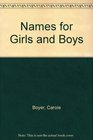 Names for Boys and Girls