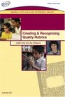 Creating and Recognizing Quality Rubrics