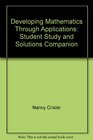 Developing Mathematics Through Applications Student Study and Solutions Companion