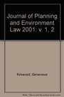 Journal of Planning and Environment Law 2001 v 1 2