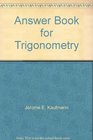 Answer Book for Trigonometry