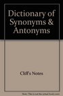 Dictionary of Synonyms  Antonyms