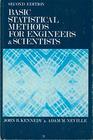 Basic statistical methods for engineers and scientists