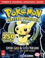 Pokemon Master Pokedex Prima's Official Strategy Guide